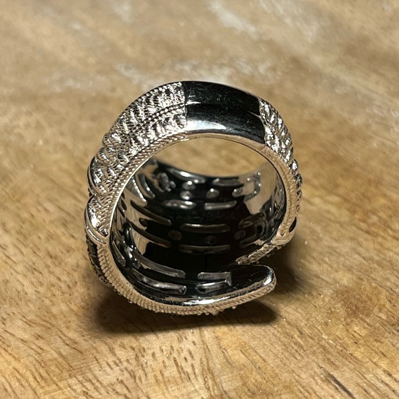 Judith Ripka Sterling Black Spinel & Multi-Gemstone Ring - Picture 12 of 16